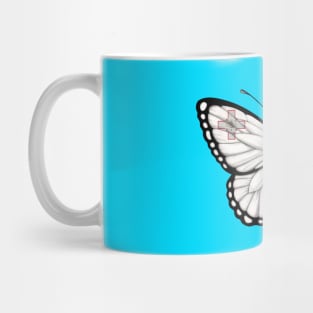 Maltese Flag Butterfly Mug